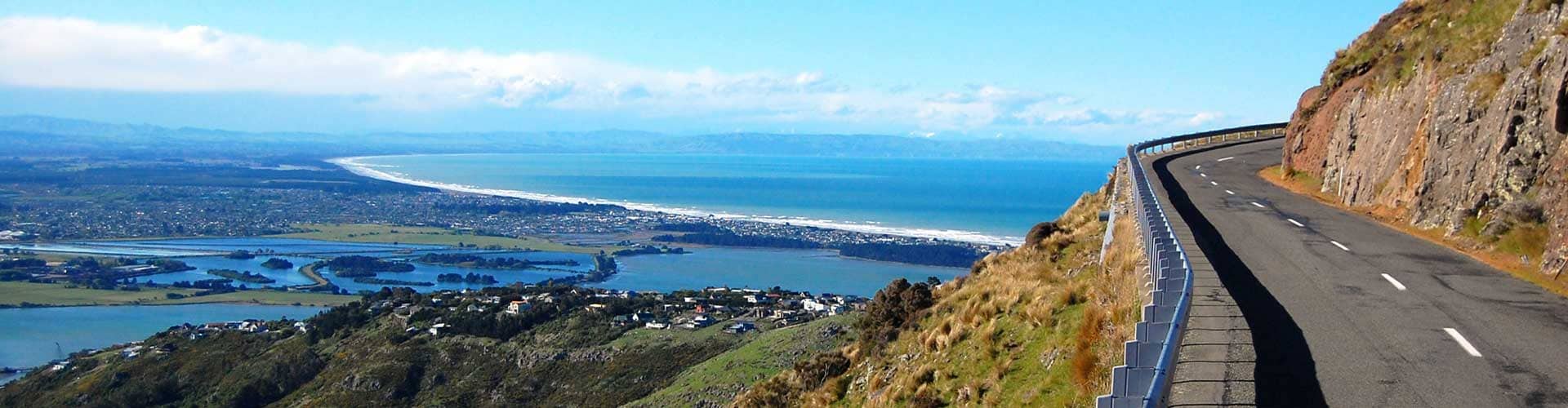 View of Christchurch from the Summit Road